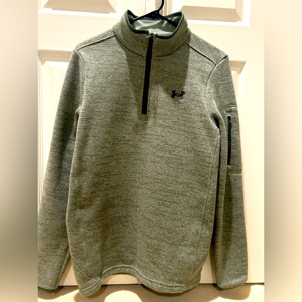 Under Armour Olive Quarter-Zip Pullover